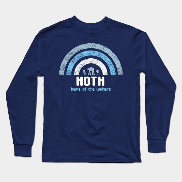 Hoth Walkers Long Sleeve T-Shirt by Milasneeze